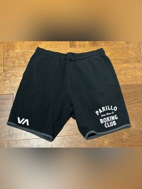 RVCA VA Sport Parillo Boxing Club 17” Sweat Shorts 8” Inseam